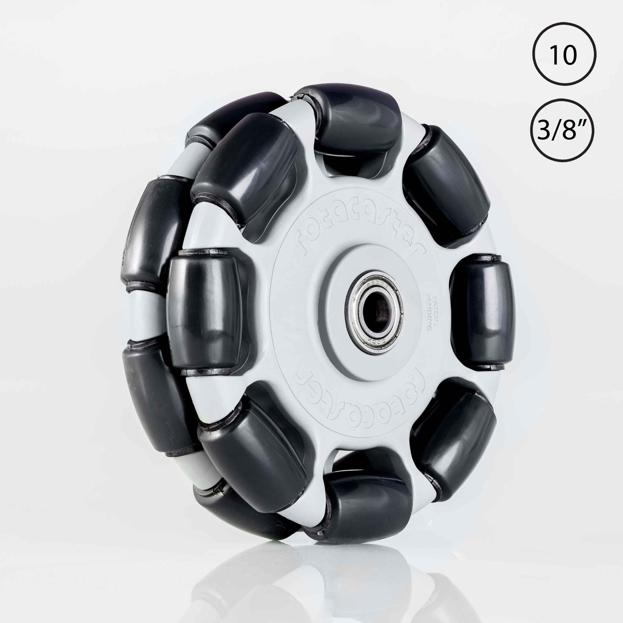Rotacaster 125mm Double Polyurethane Roller / Shielded Bearing