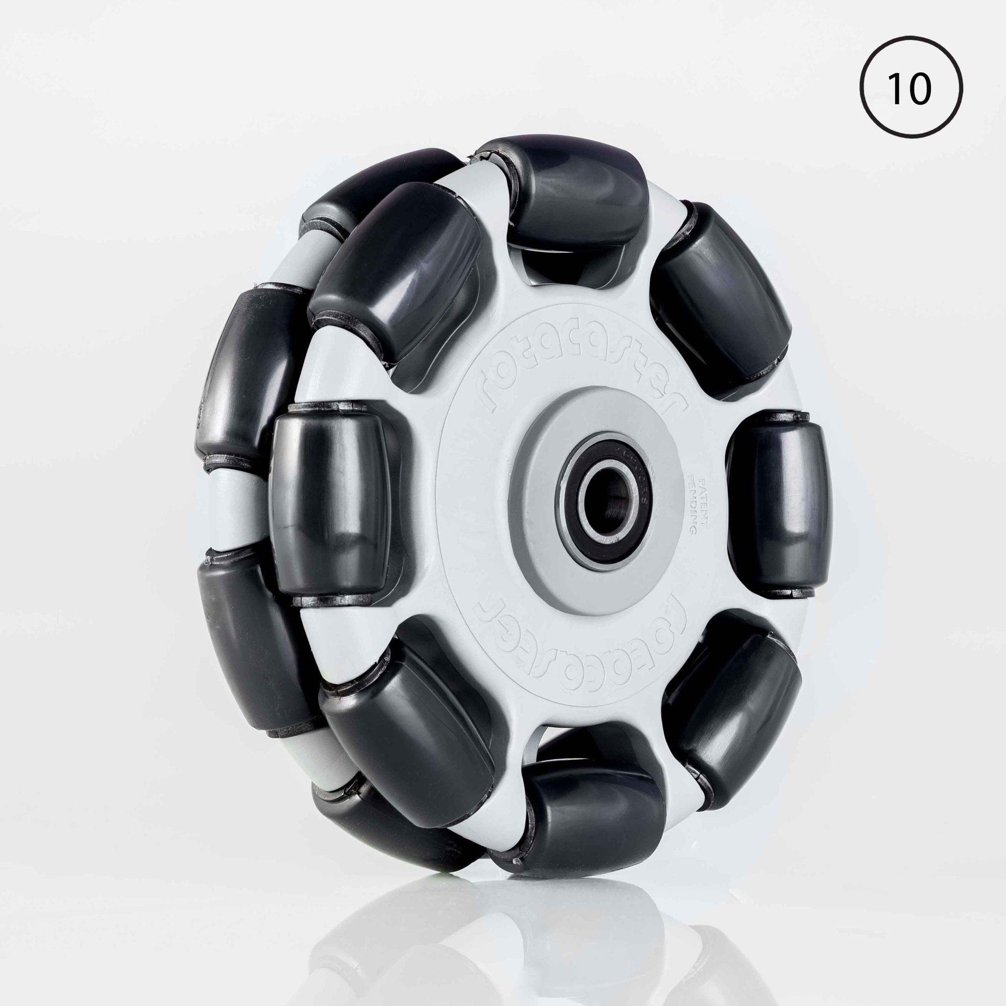 Rotacaster 125mm Double Polyurethane Roller / Sealed Bearing 10mm